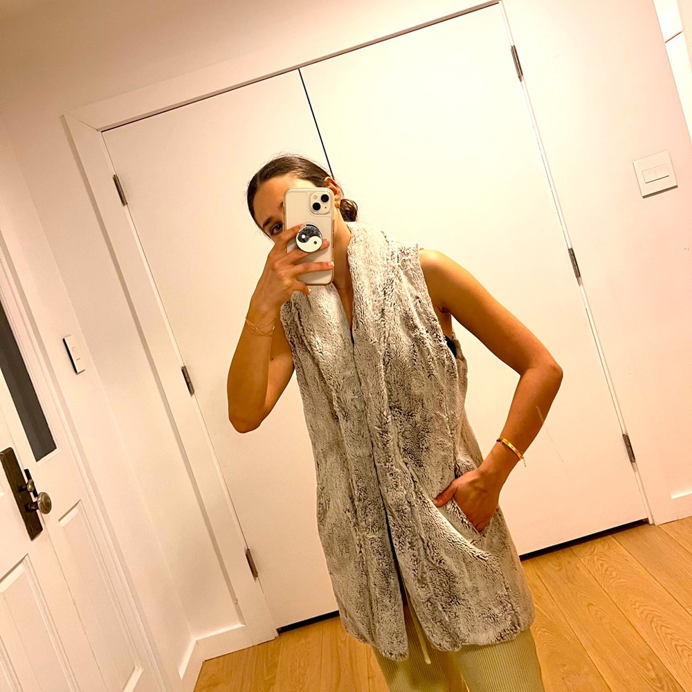 Alice & Olivia Faux Fur Vest